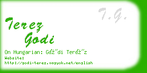 terez godi business card